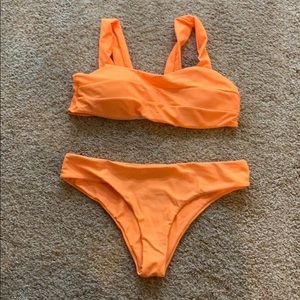Orange bikini from shein